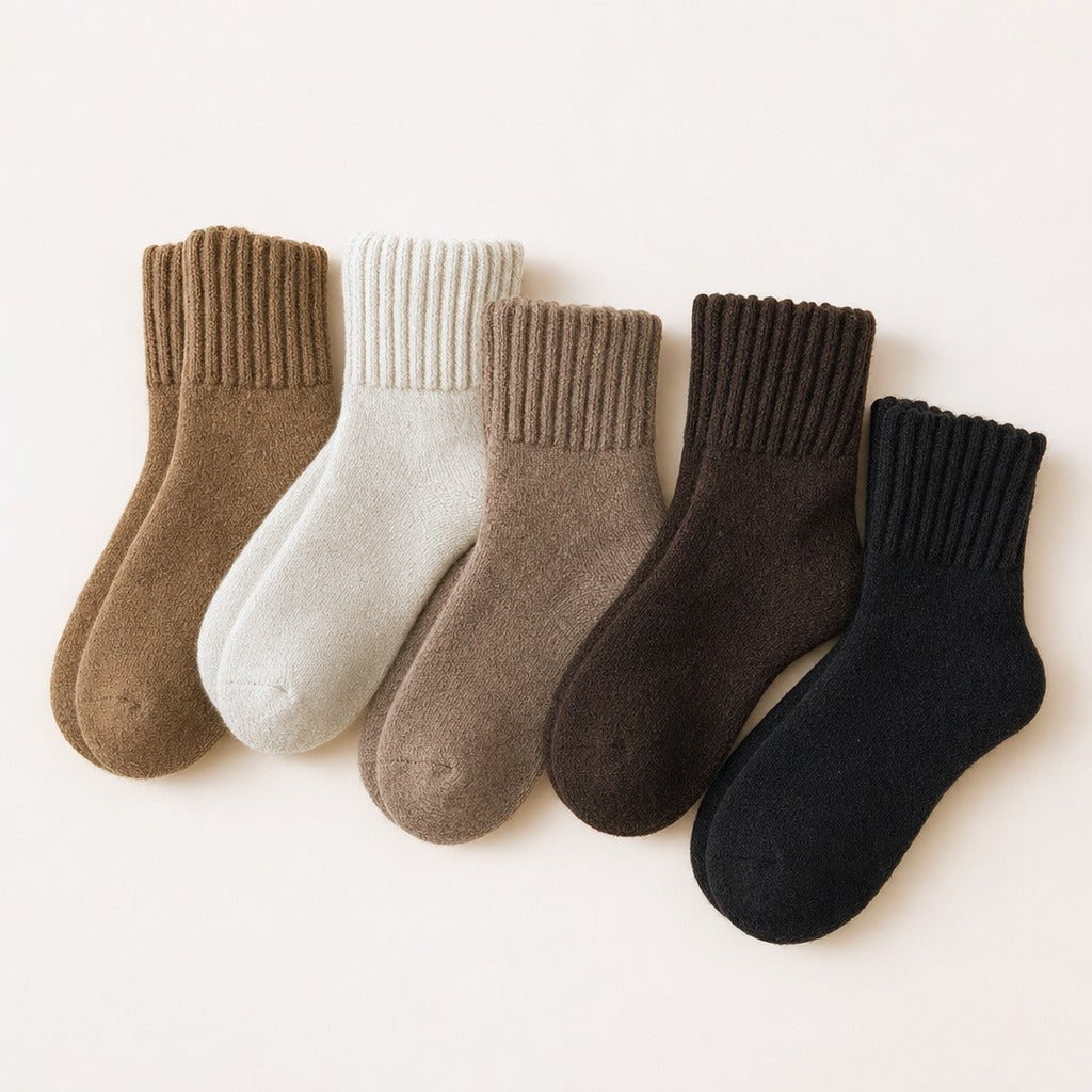 Sweater Socks - 5 fall neutrals lineup